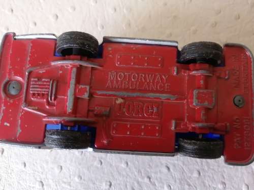Vintage Corgi Motorway Ambulance 1/43