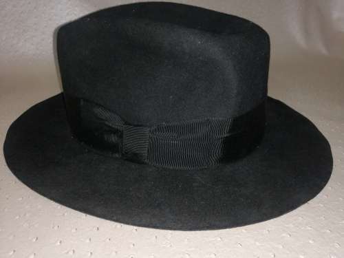 Indiana Jones Authentic Fedora Hat, 100% Wool (Like New) Size 60 (XL)