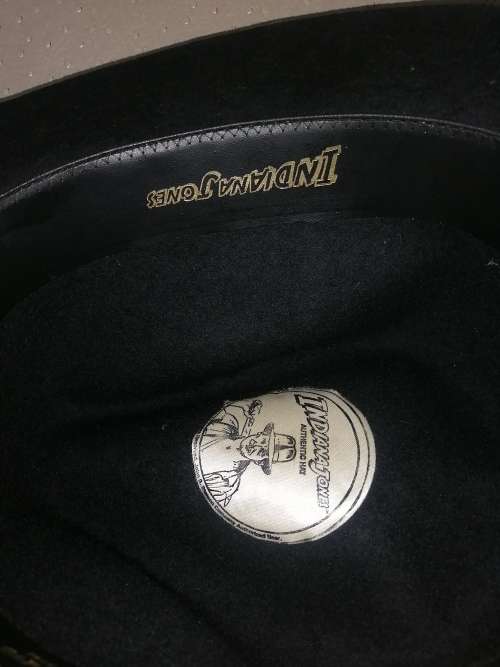 Indiana Jones Authentic Fedora Hat, 100% Wool (Like New) Size 60 (XL)