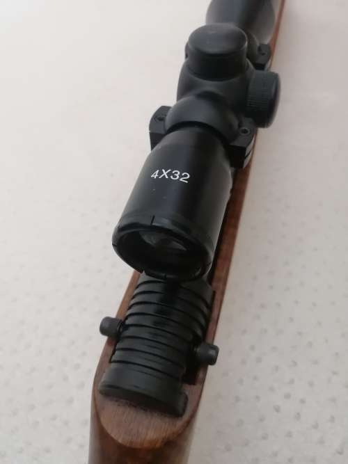 Mendoza RM-2003 0.22 Cal Air Rifle With Powerful Scope and double Triger
