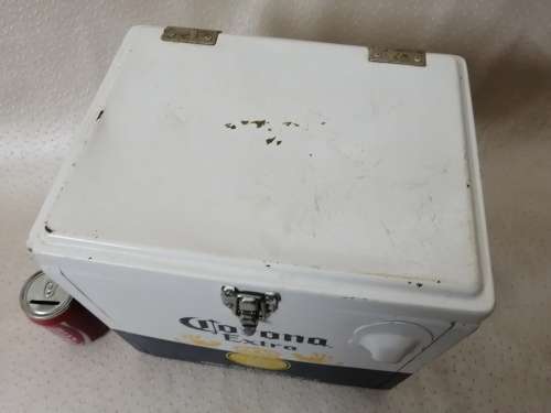 RARE!!! Limited Edition Metal Corona Cooler Box and Bottle Opener!!!