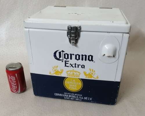 RARE!!! Limited Edition Metal Corona Cooler Box and Bottle Opener!!!