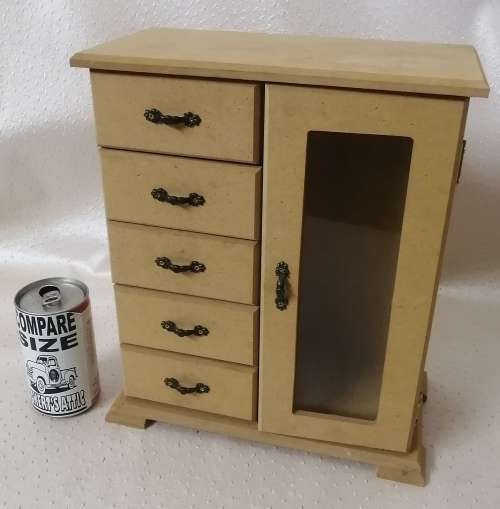 Stunning large wooden jewelery box