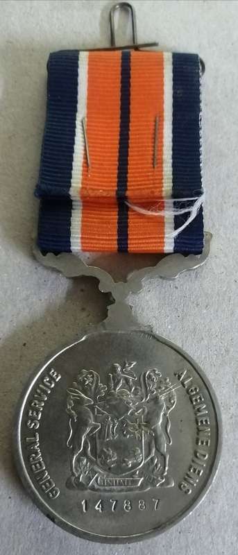 Old South Africa General Service Medal in the SADF