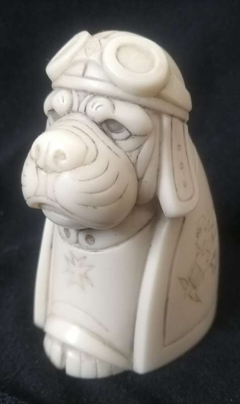 AMAZING-FAMOUS JOHN BICCARD `RED BARON` FIGURINE