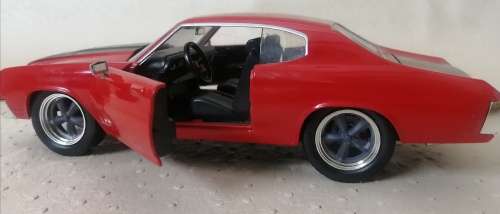 `Fast and Furious` 1970 Chevy Chevelle SS Hardtop 1/24 Diecast Car by Jada Toys 210mm length