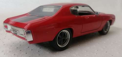 `Fast and Furious` 1970 Chevy Chevelle SS Hardtop 1/24 Diecast Car by Jada Toys 210mm length