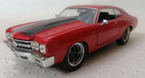 `Fast and Furious` 1970 Chevy Chevelle SS Hardtop 1/24 Diecast Car by Jada Toys 210mm length