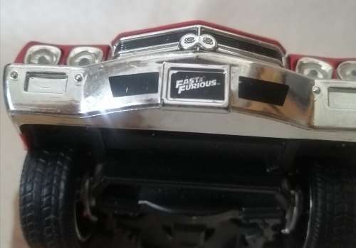 `Fast and Furious` 1970 Chevy Chevelle SS Hardtop 1/24 Diecast Car by Jada Toys 210mm length