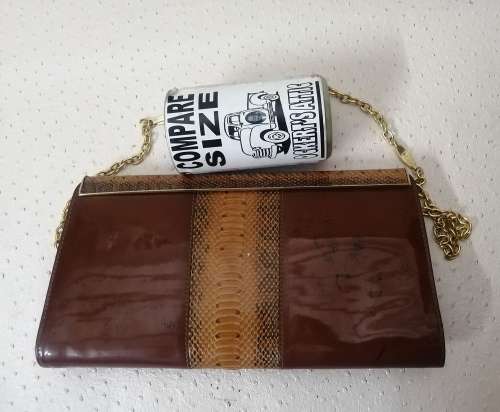 Magnificent!!! Original Leather and Cobra skin Handbag
