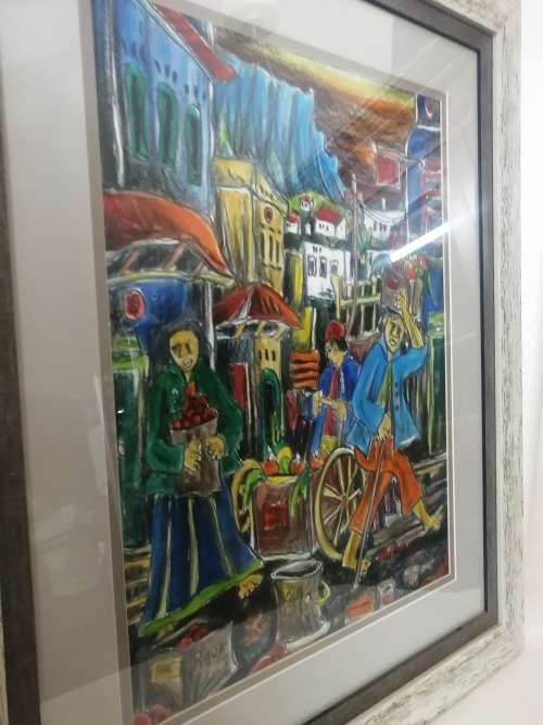 Magnificent Pastel Painted and Signed By Well Known Artist Piger