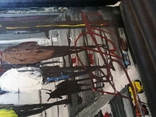 Stunning Original Oil on Board Signed by Artist (380 x 380mm)