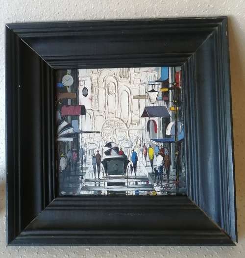 Stunning Original Oil on Board Signed by Artist (380 x 380mm)