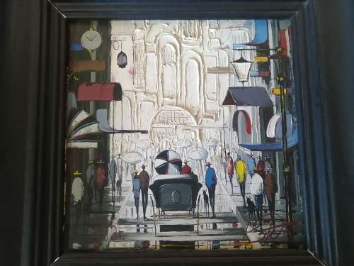 Stunning Original Oil on Board Signed by Artist (380 x 380mm)