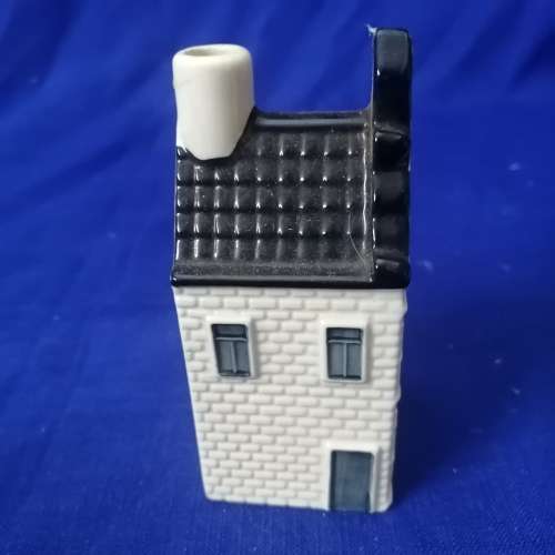 ORIGINAL!! BLUE DELFT KLM BY BOLS MINIATURE HOUSE NO 25