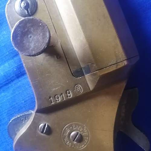 Very Rare!!! Bronze Italian Navy - WW1 - Brev.tettoni . Brescia - Percussion - Pistol
