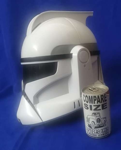 Original Hasbro Star Wars Clone Wars Stormtrooper helmet (Electronics Working) Size Kid to Adult