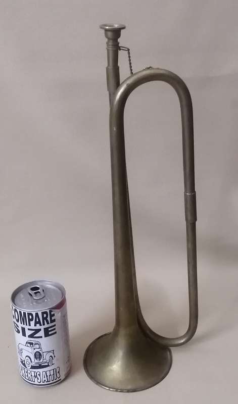 Vintage Brass Bugle US Regulation Military And Boy Scout Trumpet in good condition