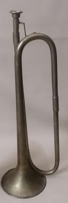 Vintage Brass Bugle US Regulation Military And Boy Scout Trumpet in good condition