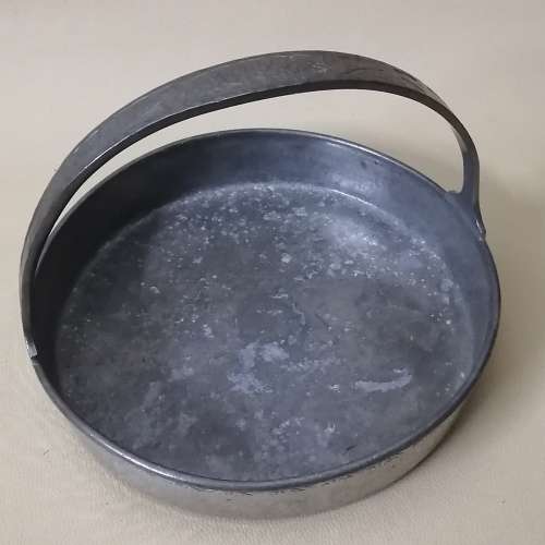 RARE LIBERTY TUDRIC PEWTER andAMP, GLASS HORS D`OEUVRES DISH BY ARCHIBALD KNOX