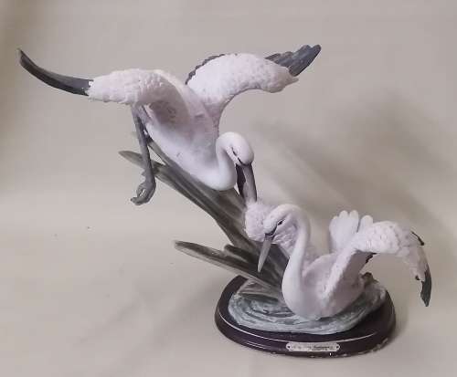 Magnificent Blue Cranes Sculpture from the Angelica Collection