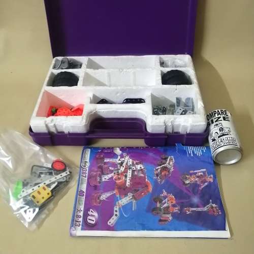 Very Large Original Meccano Set Looks Complete Plus a Bag of Extra Pieces