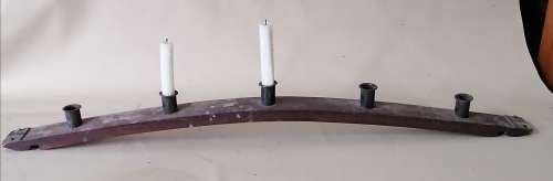 Wine Barrel Candle Holder