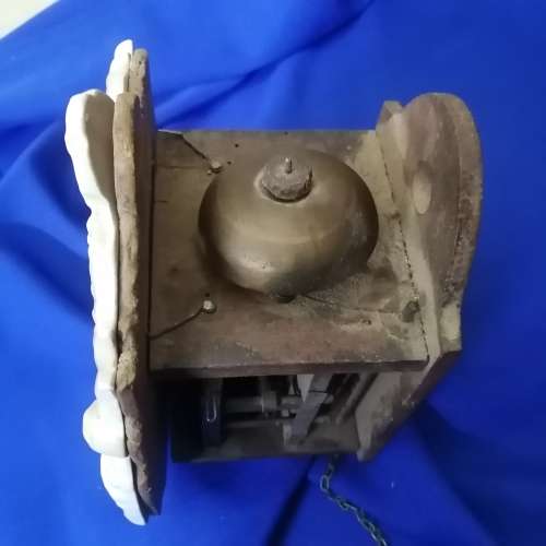 Very Old Antique Porcelain clock for Repairs or Spares