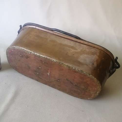 Exceptionally large Original French 19th Century Copper Fish Kettle Poissonniere (Very Heavy)