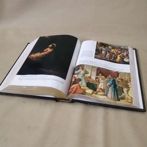 Rare Giant Vintage 1976 Holy Bible with Hologram Last Supper Cover (Afrikaans)