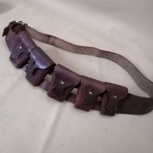 Excellent WW1 British 1903 Pattern 5 Pocket Leather Bandolier