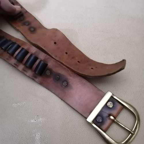 Awesome Western Leather Bullet Bandolier - 1050mm