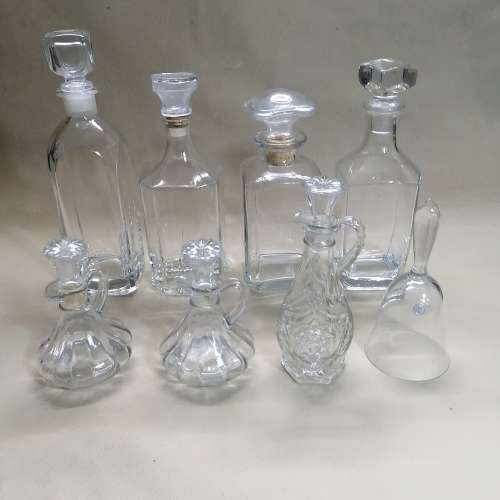 Massive Collection of Crystal Decanters