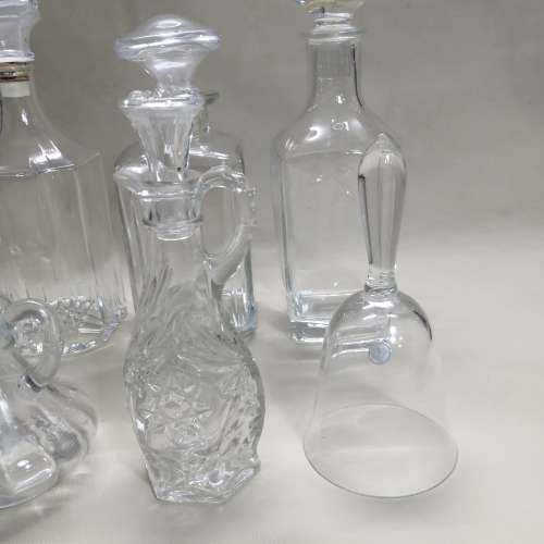 Massive Collection of Crystal Decanters