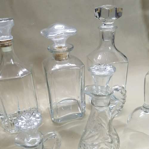 Massive Collection of Crystal Decanters