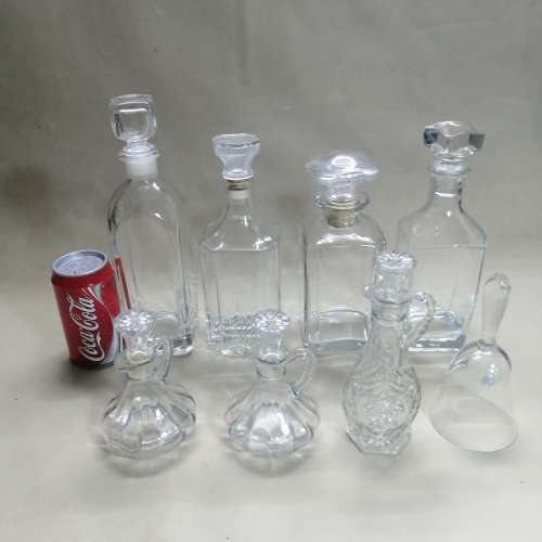 Massive Collection of Crystal Decanters