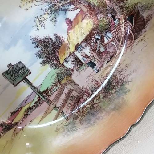 Magnificent Large Original Royal Doulton Seriesware Plate 280 mm x 200mm