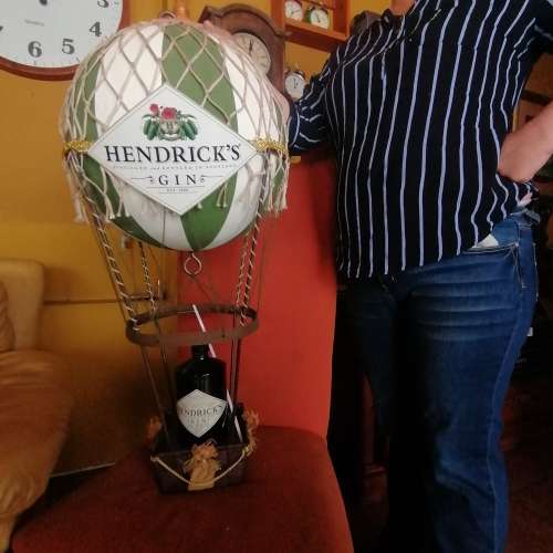 VERY LARGE HENDRICK`S GIN HOT AIR BALLOON BAR DISPLAY