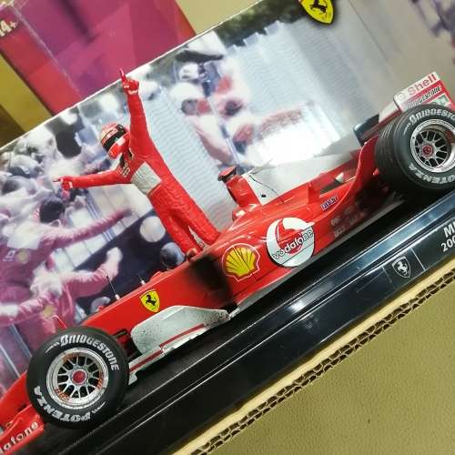 LIMITED EDITION MICHAEL SCHUMACHER 1/18 BOXED FERRARI (MINT COND)