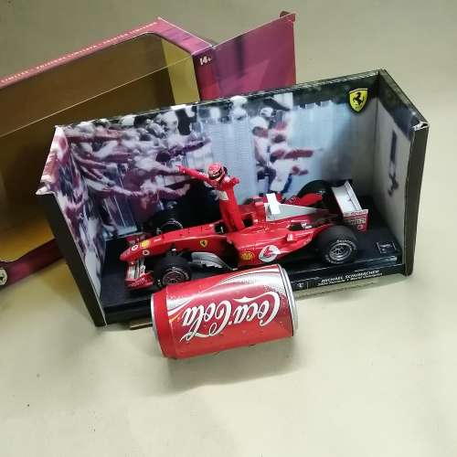 LIMITED EDITION MICHAEL SCHUMACHER 1/18 BOXED FERRARI (MINT COND)
