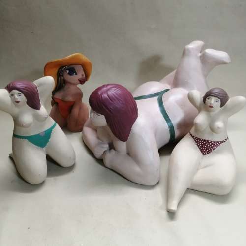 BIG COLLECTION OF LARGE CERAMIC BETTY BOOBS