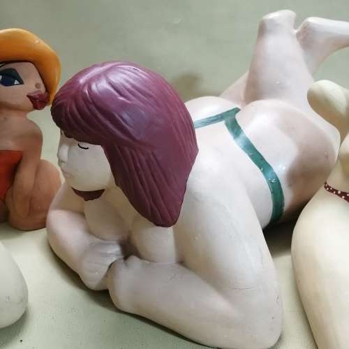 BIG COLLECTION OF LARGE CERAMIC BETTY BOOBS