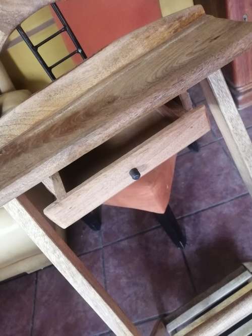 SOLID MERANTI DRESSING VALET WITH CUFFLINK DRAWER AND SHOE SHELF - INDIA