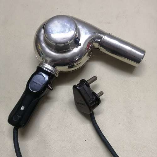 HIGH END VINTAGE SCHOTT STAINLESS STEEL HAIR DRYER