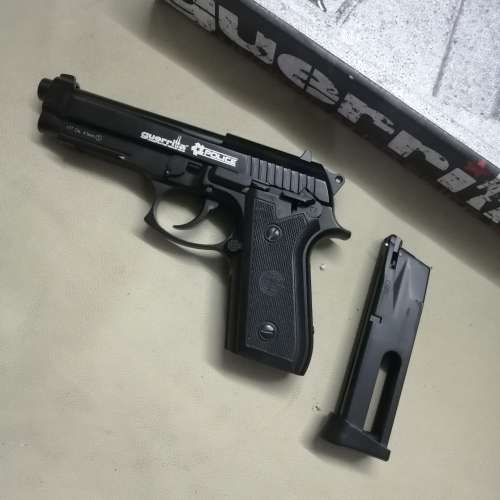 GUERRILLA BLOWBACK FULL METAL POLICE 1.4 JOULE (390 FPS) CO2 BB PISTOL