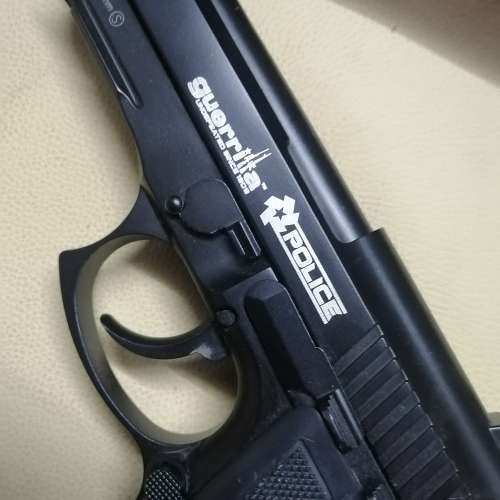 GUERRILLA BLOWBACK FULL METAL POLICE 1.4 JOULE (390 FPS) CO2 BB PISTOL