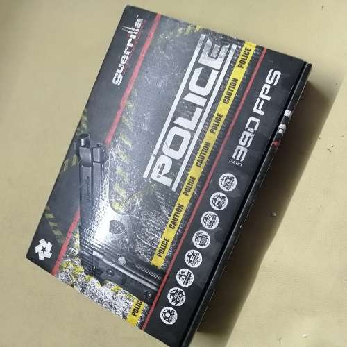 GUERRILLA BLOWBACK FULL METAL POLICE 1.4 JOULE (390 FPS) CO2 BB PISTOL