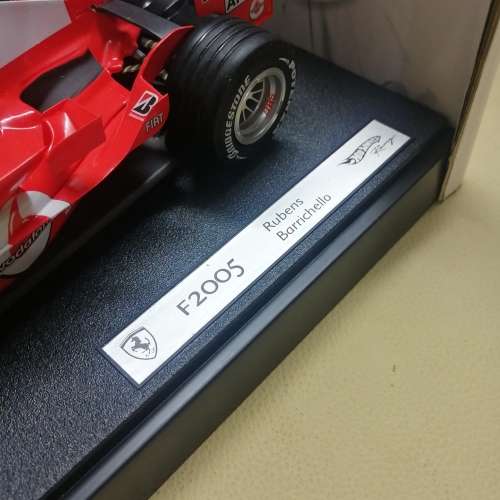 RARE HOT WHEELS RUBENS BARRICHELLO F 2005 FERRARI F1 CAR 1/18 - 5 OF 6 OF COLLECTION