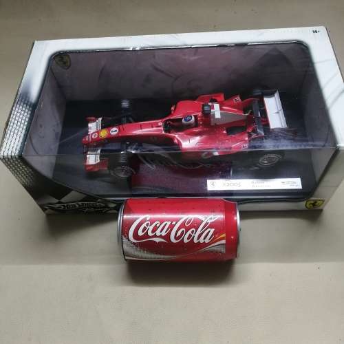 RARE HOT WHEELS RUBENS BARRICHELLO F 2005 FERRARI F1 CAR 1/18 - 5 OF 6 OF COLLECTION