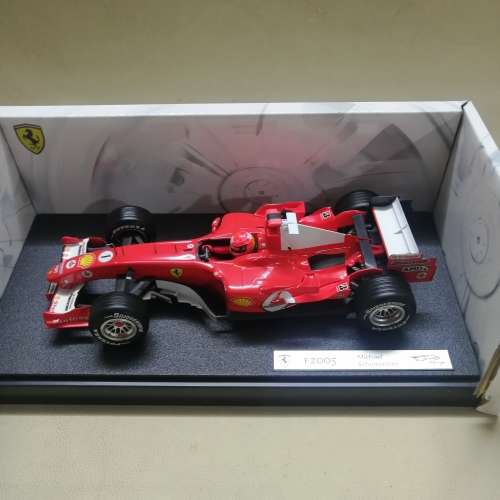 RARE HOT WHEELS MICHAEL SCHUMACHER F2005 FERRARI F1 CAR 1/18 - 2 OF 6 OF COLLECTION